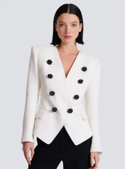 8-button Double Crepe Jacket-Balmain Outlet