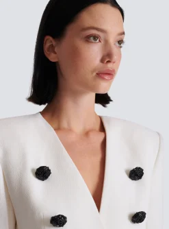 8-button Double Crepe Jacket-Balmain Outlet
