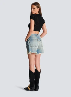3-button Fine Knit Top-Balmain Online