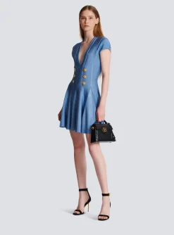 6-button Knit Dress-Balmain Clearance