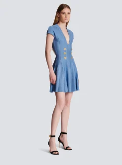 6-button Knit Dress-Balmain Clearance