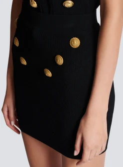 6-button Knit Skirt-Balmain Cheap