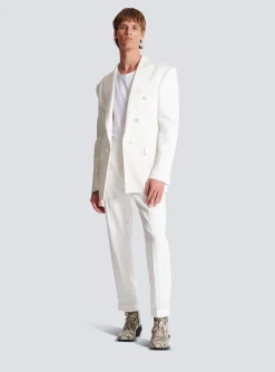 6-button Monogram Satin Jacket-Balmain Online