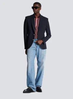 2-button Wool Jacket-Balmain Store