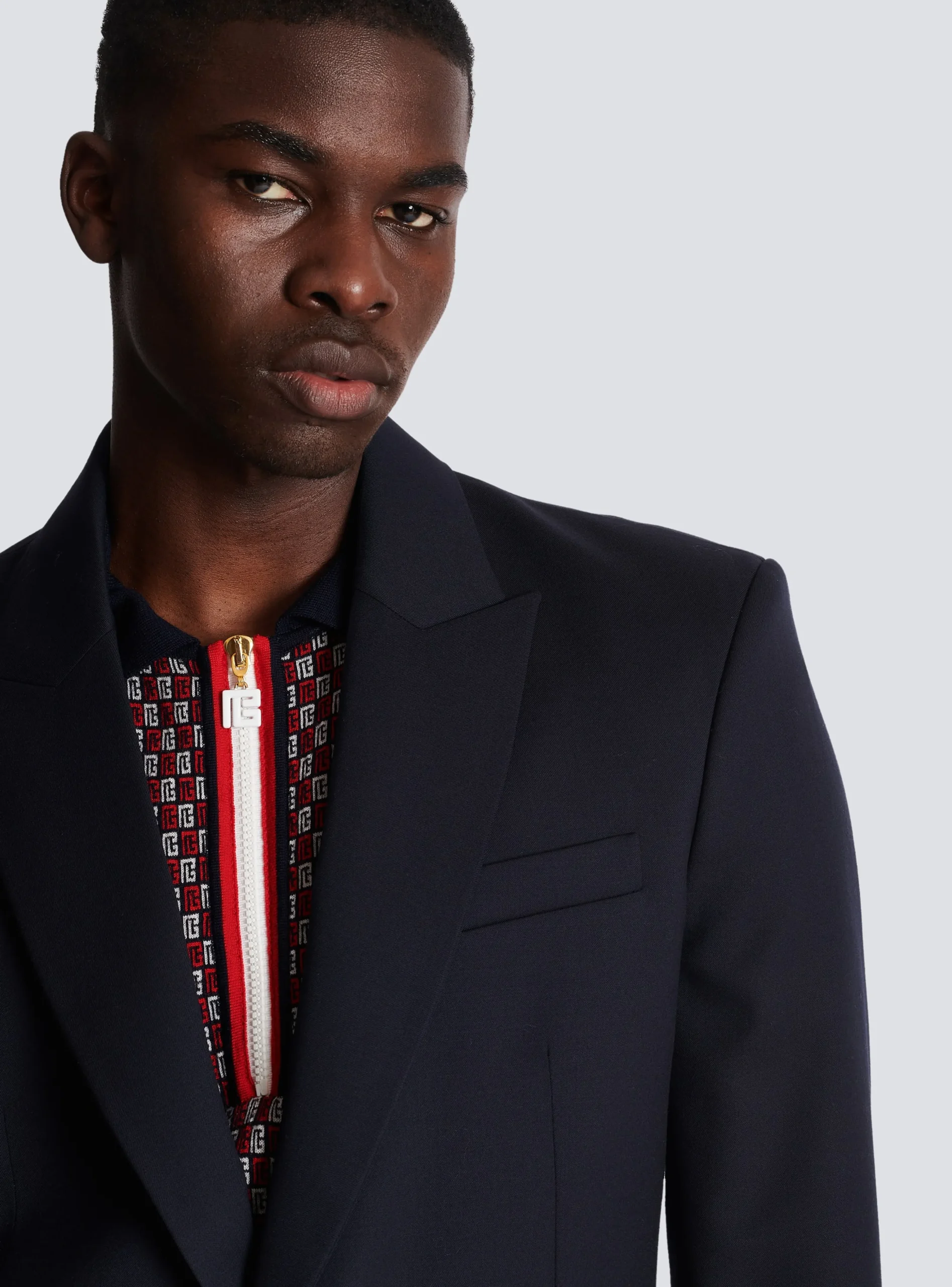 2-button Wool Jacket-Balmain Store