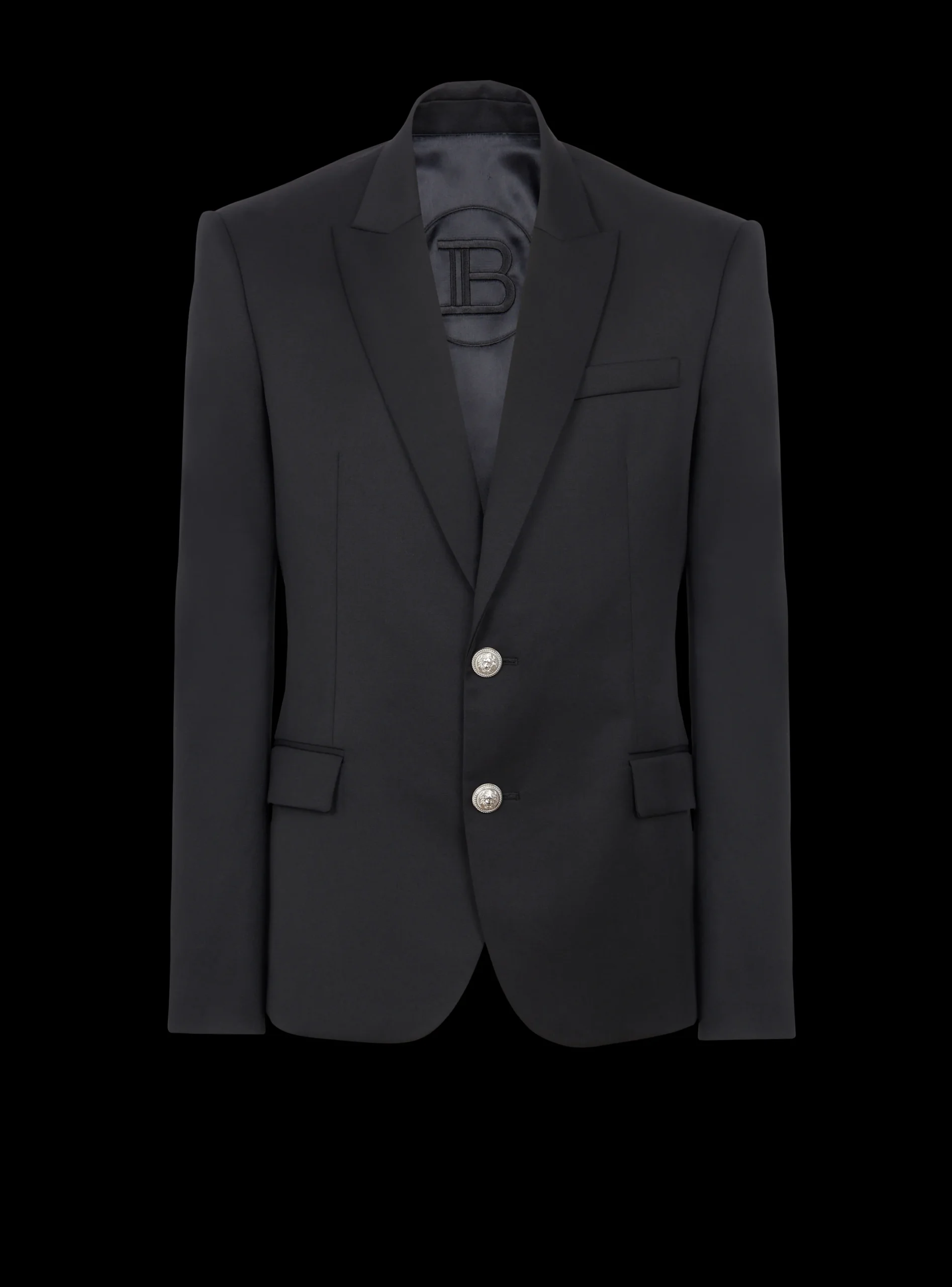 2-button Wool Jacket-Balmain Cheap