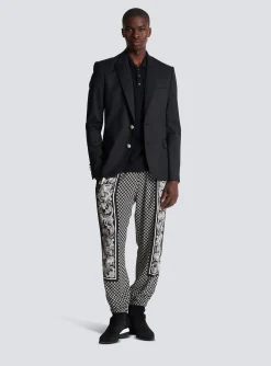 2-button Wool Jacket-Balmain Cheap