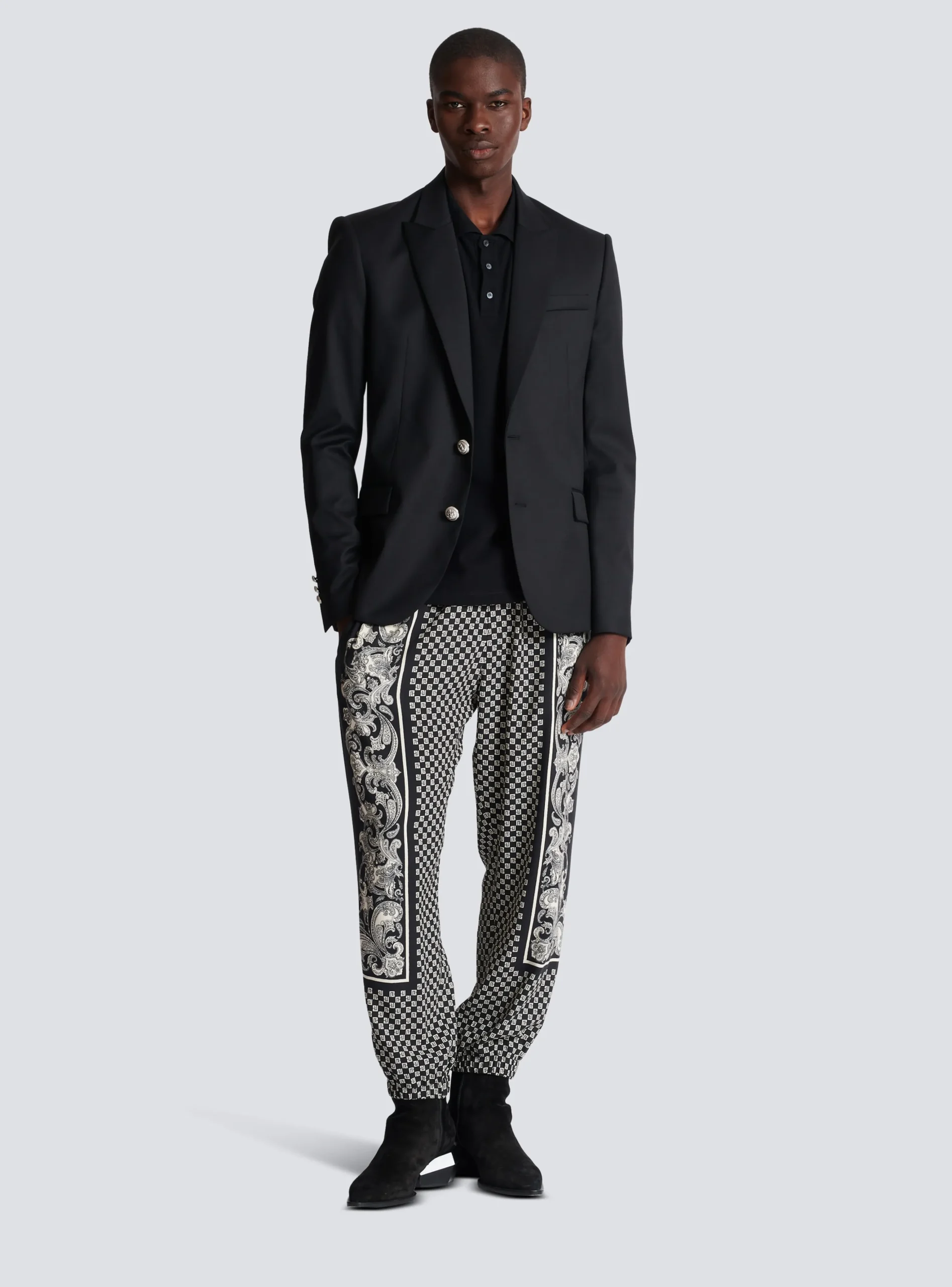 2-button Wool Jacket-Balmain Cheap