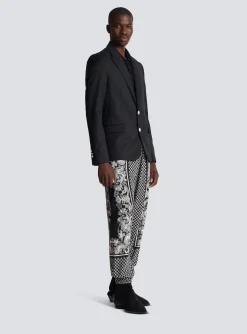 2-button Wool Jacket-Balmain Cheap