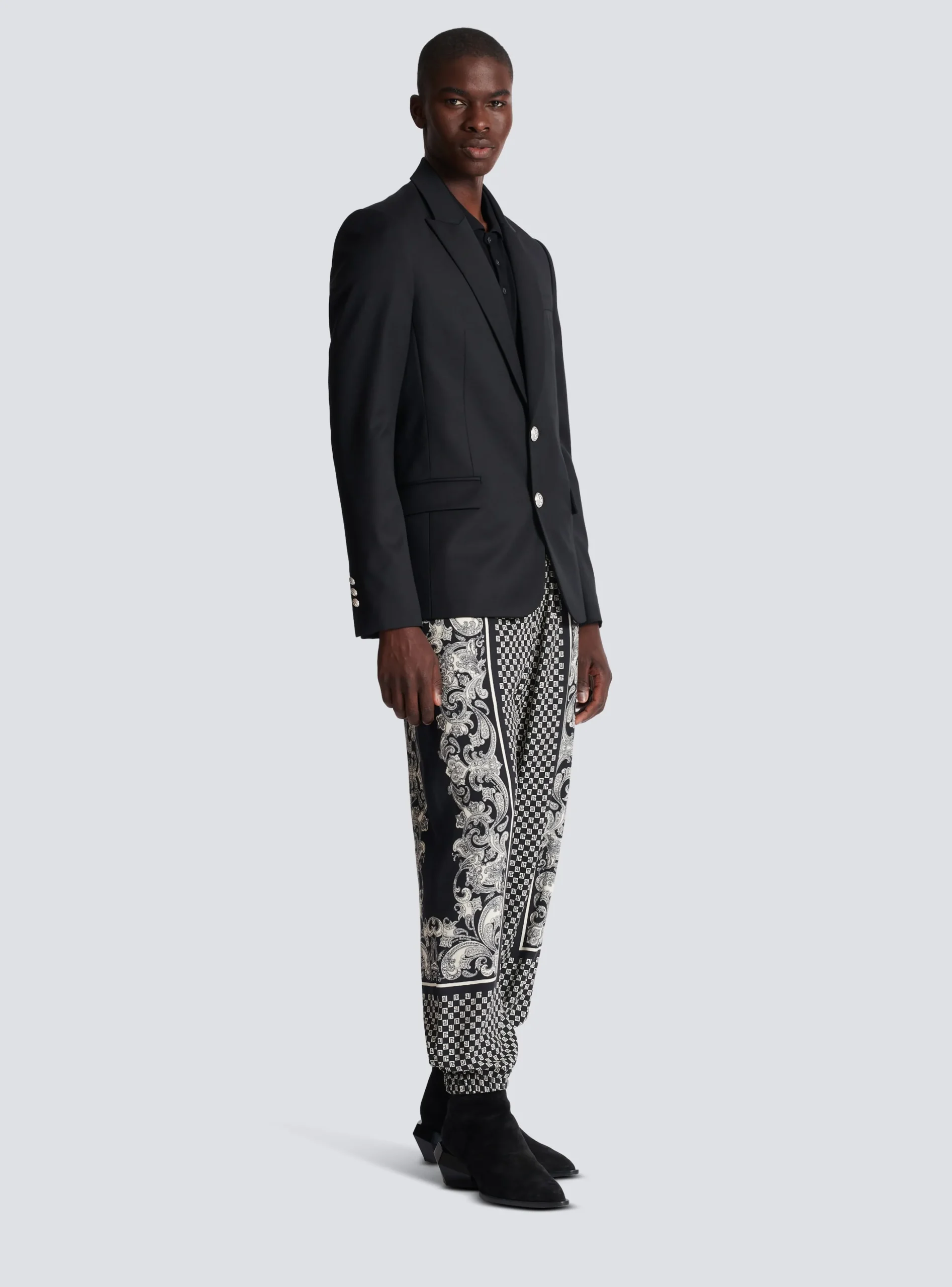 2-button Wool Jacket-Balmain Cheap