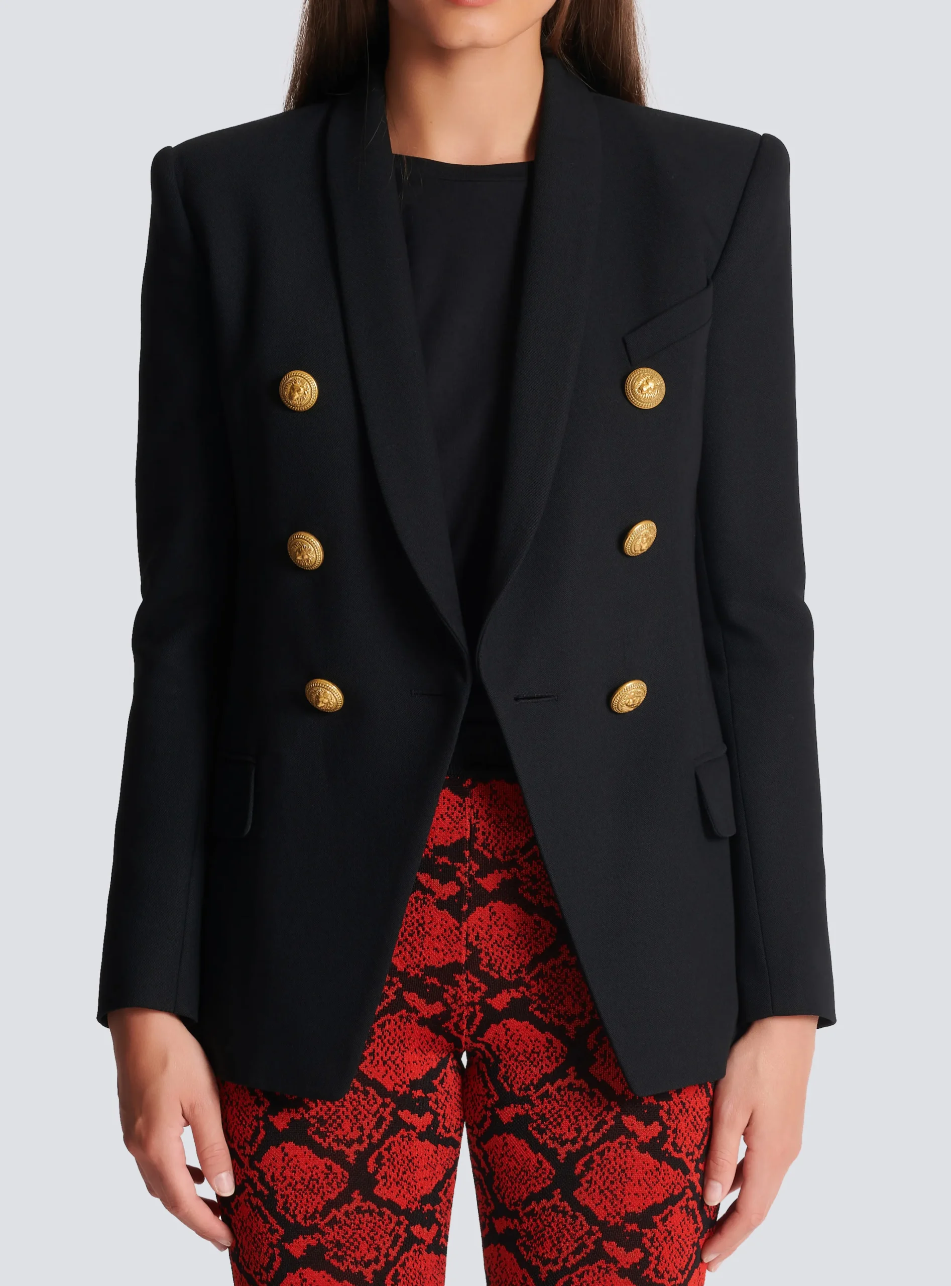 6-button Wool Jacket-Balmain Online