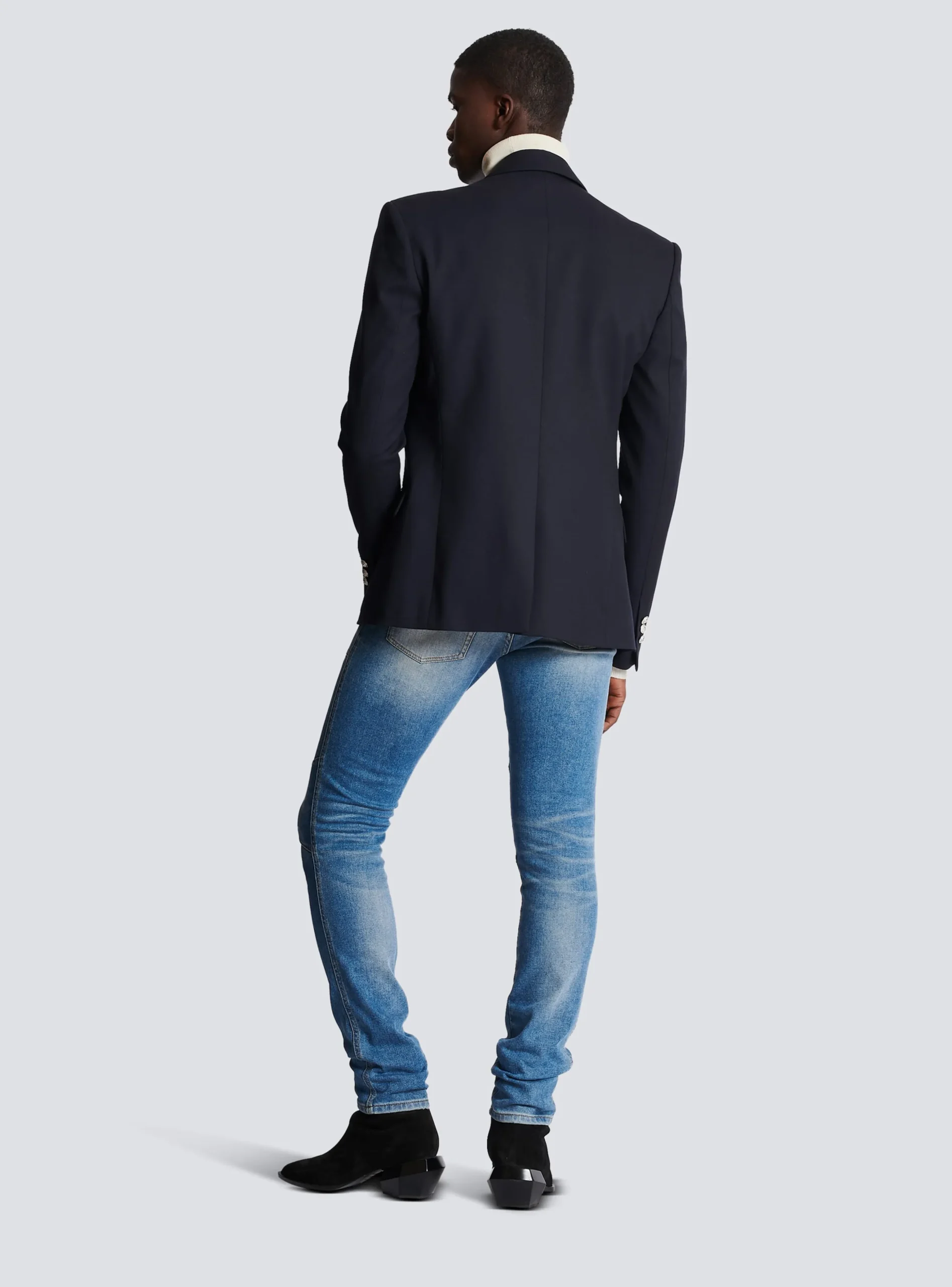 6-button Wool Jacket-Balmain Outlet