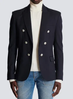 6-button Wool Jacket-Balmain Outlet