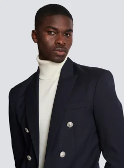6-button Wool Jacket-Balmain Outlet