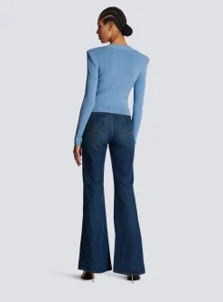 Buttoned Knit Cardigan-Balmain Hot