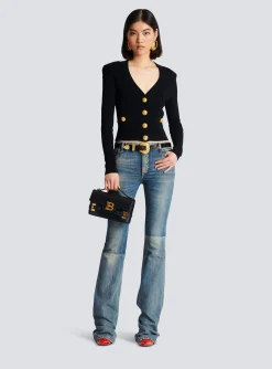 Buttoned Knit Cardigan-Balmain Best Sale