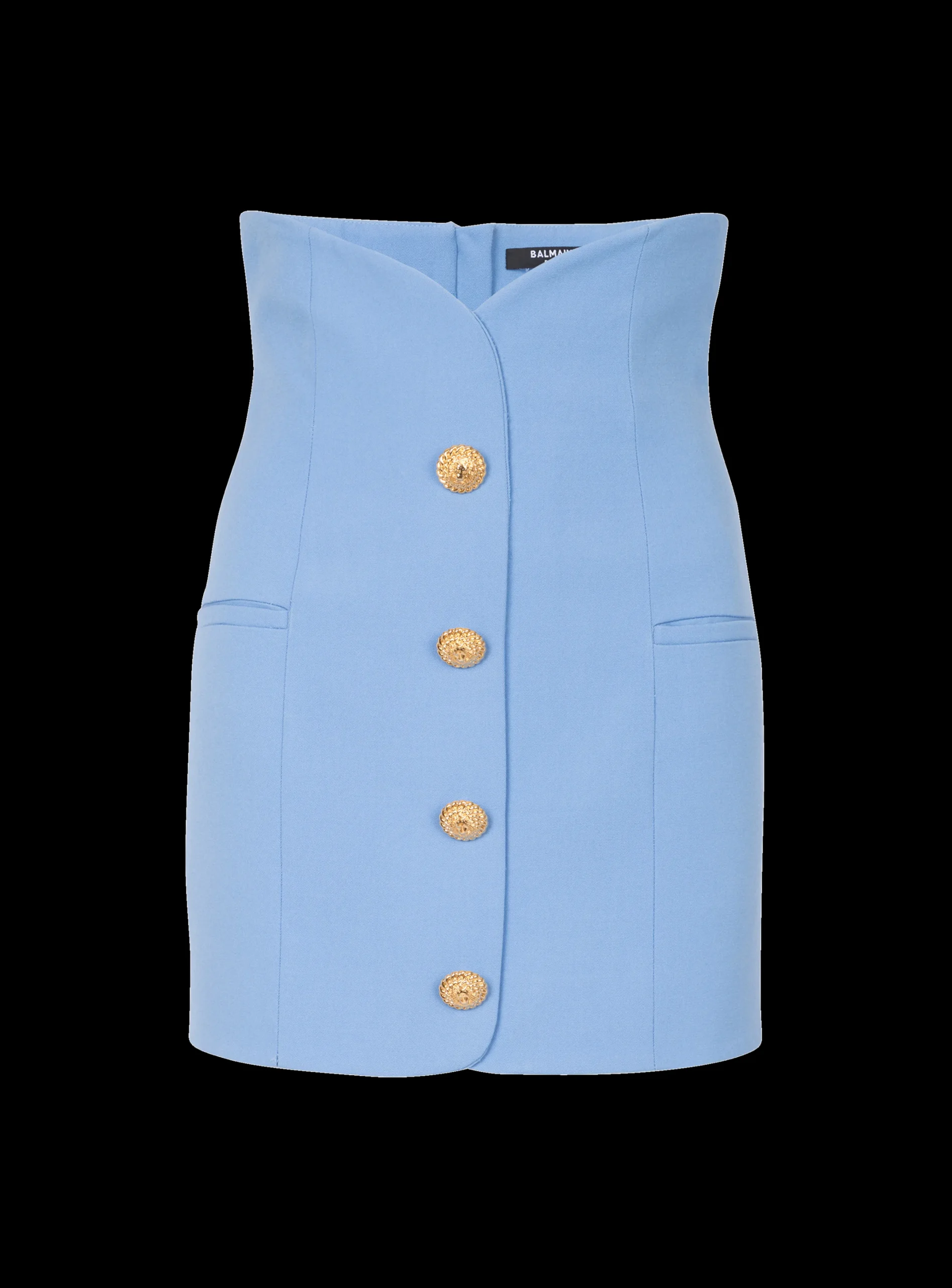 Buttoned Tulip Skirt-Balmain Discount