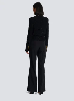 Buttons Tweed Jacket-Balmain Best Sale