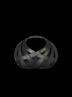 Calfskin Basket Bag With An Openwork Grid Motif-Balmain Online