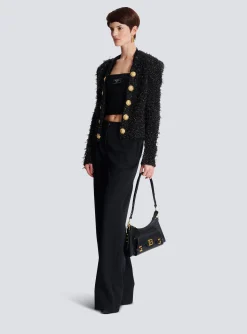 Calfskin B-Buzz Hobo Bag-Balmain Cheap
