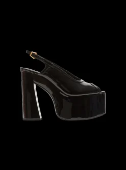 Cam Sandals In Patent Leather-Balmain Cheap