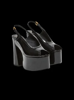Cam Sandals In Patent Leather-Balmain Cheap