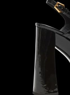 Cam Sandals In Patent Leather-Balmain Cheap
