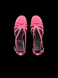 Cam Suede Platform Sandals-Balmain Outlet