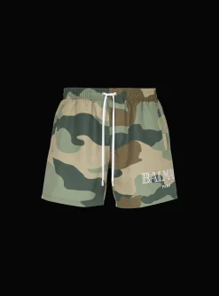 Camouflage Swim Shorts-Balmain Discount