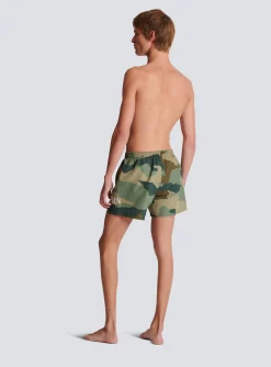Camouflage Swim Shorts-Balmain Discount