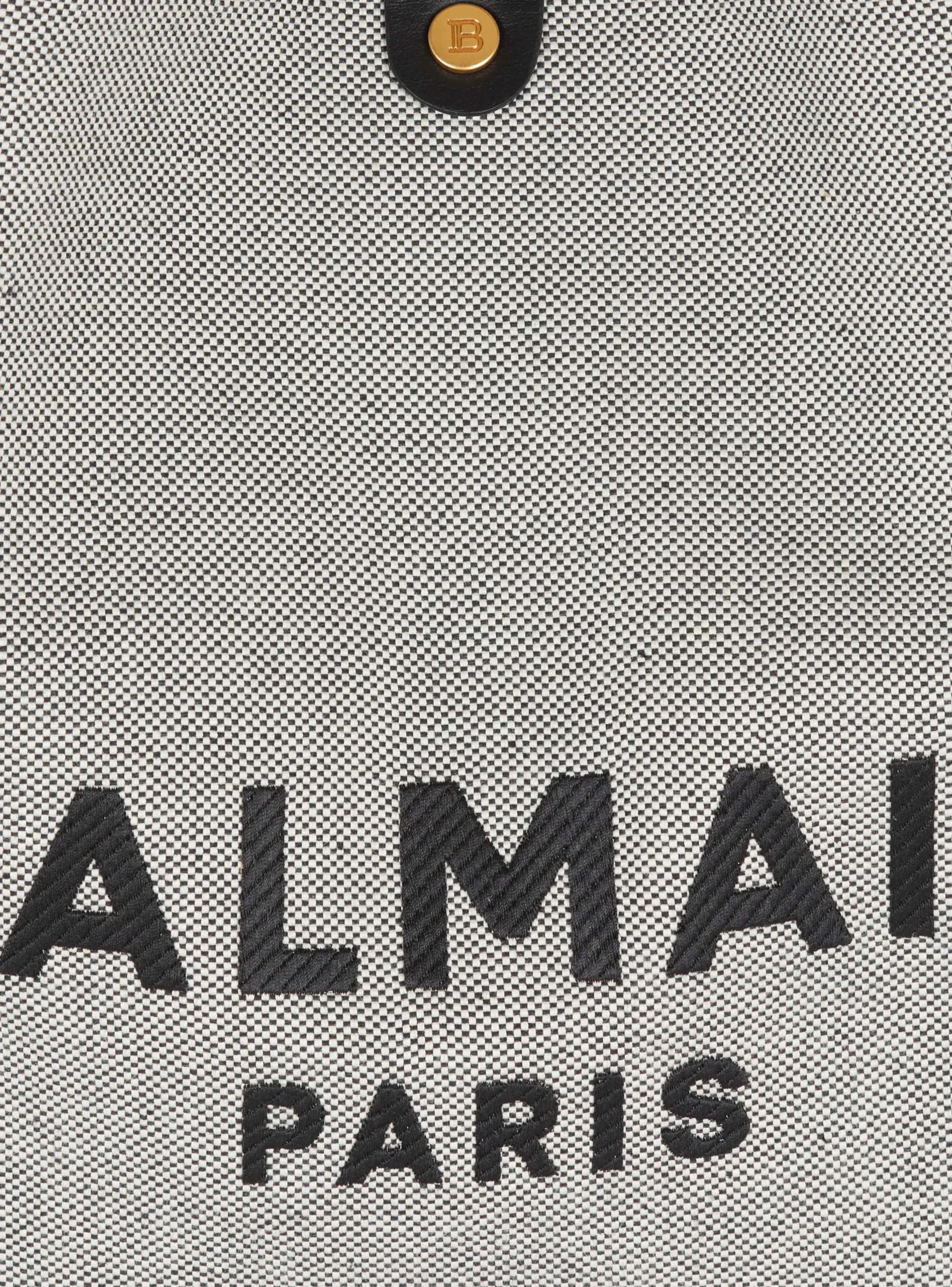 Canvas And Leather B-army Grocery Bag-Balmain Clearance