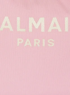 Canvas And Leather B-army Grocery Bag-Balmain Sale
