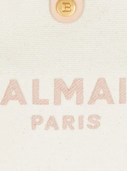 Canvas And Leather B-army Grocery Bag-Balmain Clearance