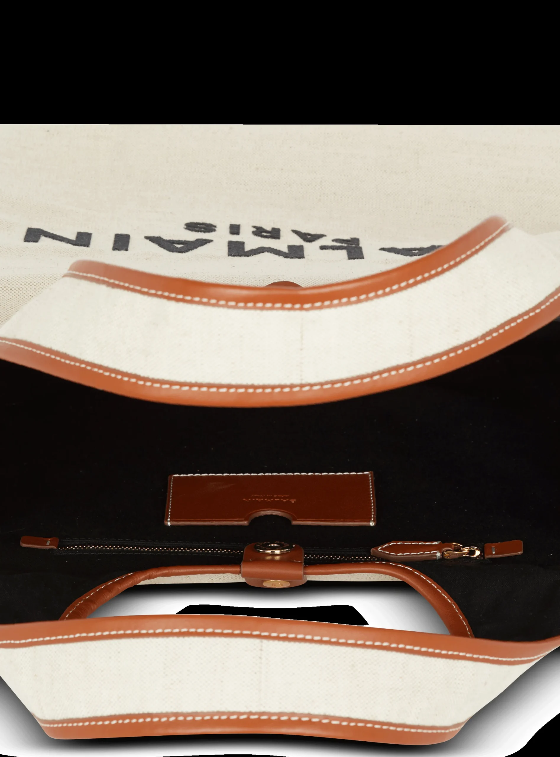 Canvas And Leather B-army Grocery Bag-Balmain Hot