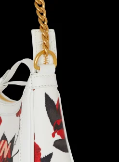 Canvas B-Army Shoulder Bag With A Roses Print-Balmain Store