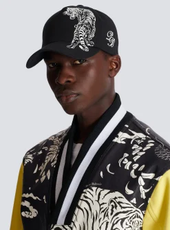 Cap With Printed Tiger-Balmain Clearance