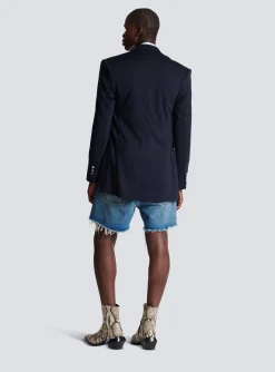 Casual Mini Monogram Blazer-Balmain Fashion