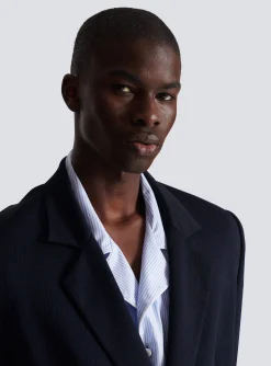 Casual Mini Monogram Blazer-Balmain Fashion
