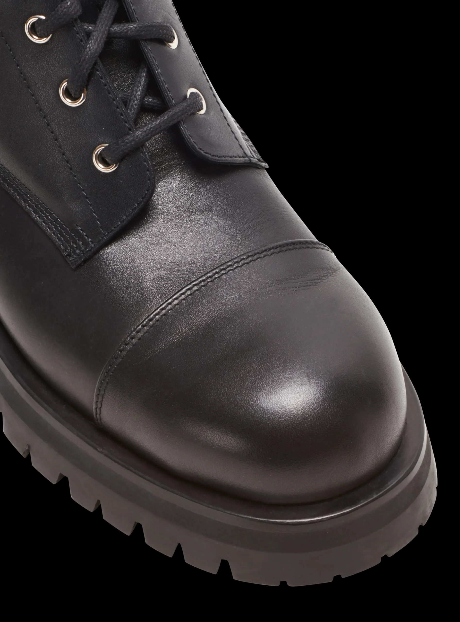Charlie Leather Ranger Boots-Balmain Cheap