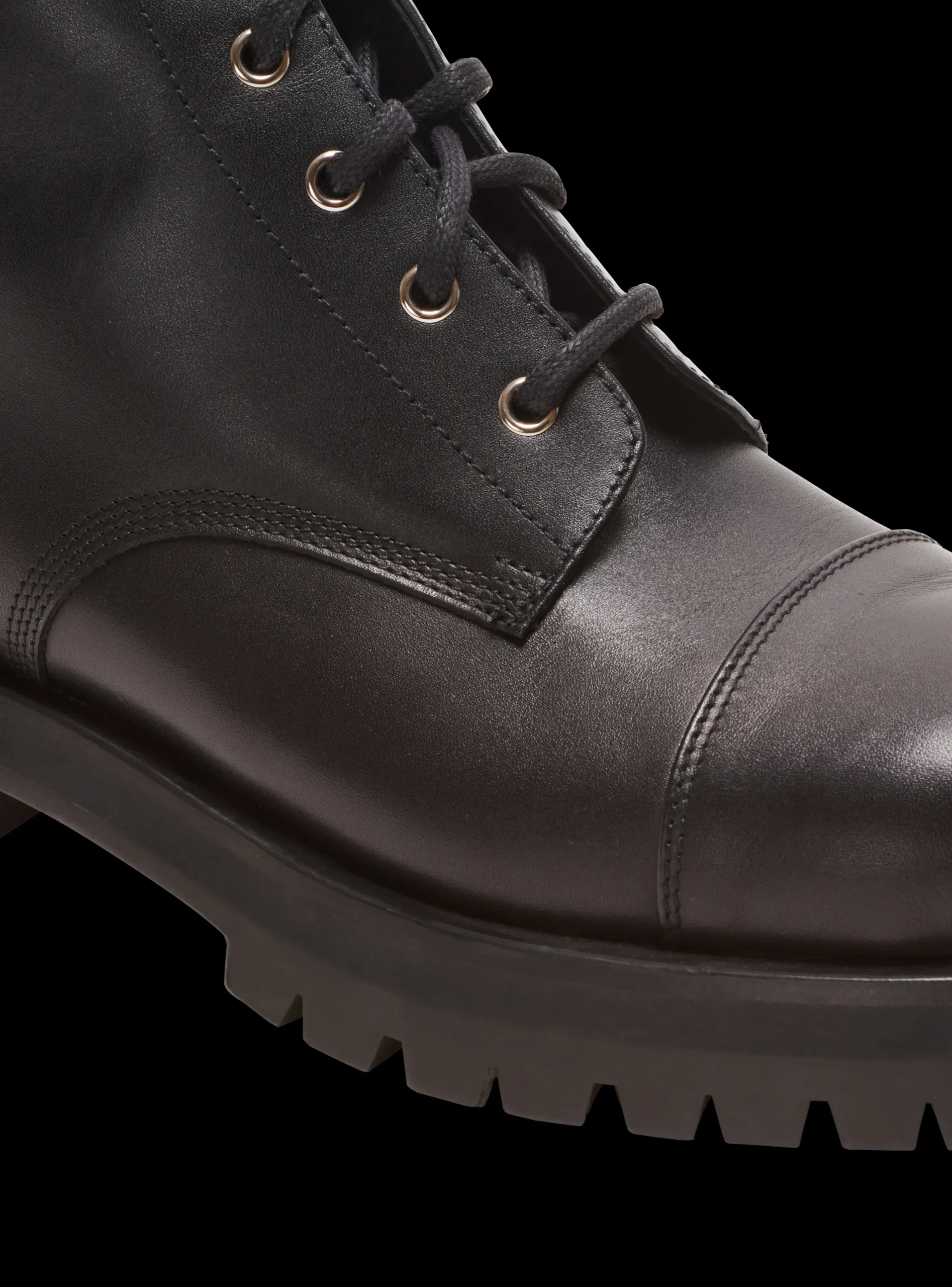 Charlie Leather Ranger Boots-Balmain Cheap