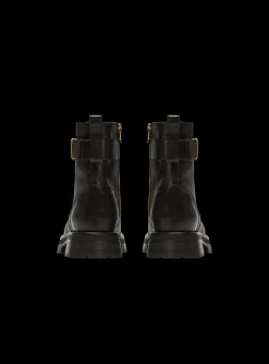 Charlie Leather Ranger Boots-Balmain Cheap