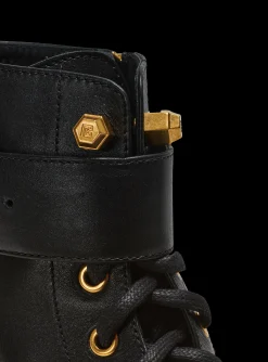 Charlie Leather Ranger Boots-Balmain Cheap