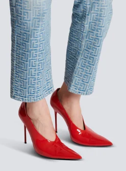 Clara Patent Leather Pumps-Balmain Cheap