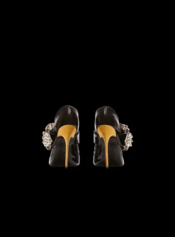 Clara Western Patchwork Patent Leather Pumps-Balmain Online