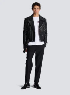 Club Signature Printed T-shirt-Balmain Online