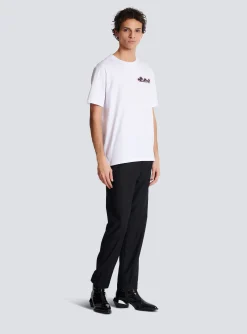 Club Signature Printed T-shirt-Balmain Online