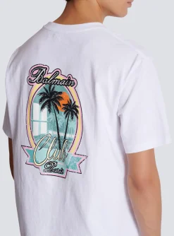 Club Signature Printed T-shirt-Balmain Online