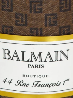 Coffee Cup Minaudi&egrave;re In Mini Monogram Canvas-Balmain Sale
