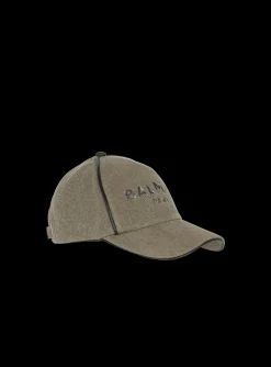Cotton Canvas Cap With Paris Logo-Balmain New