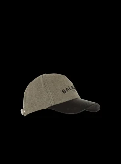 Cotton Cap With Logo-Balmain Outlet
